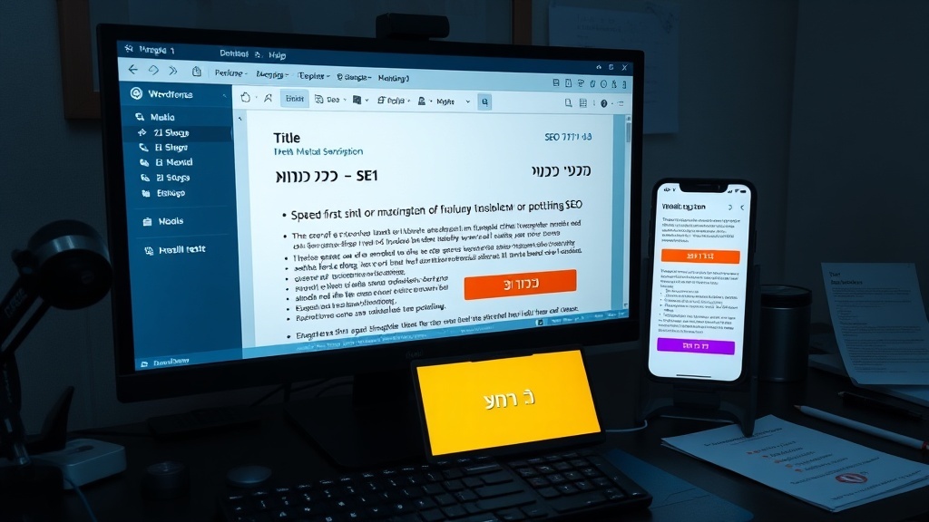 אופטימיזציה On-Page: מה חייב להיות בכל דף שמקודם